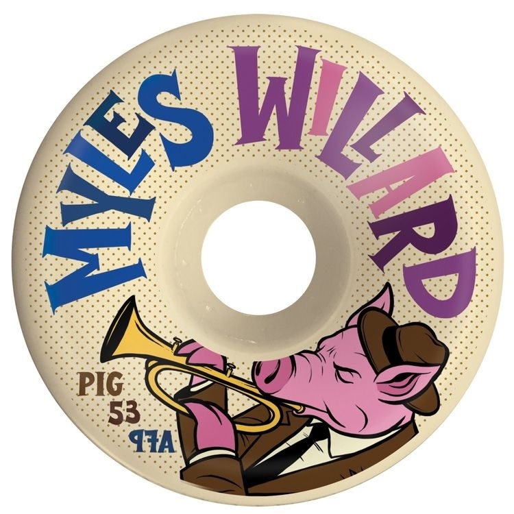 NEW - PIG WHEELS - Myles Willard - Jazz Skate Wheels - 53mm 97a