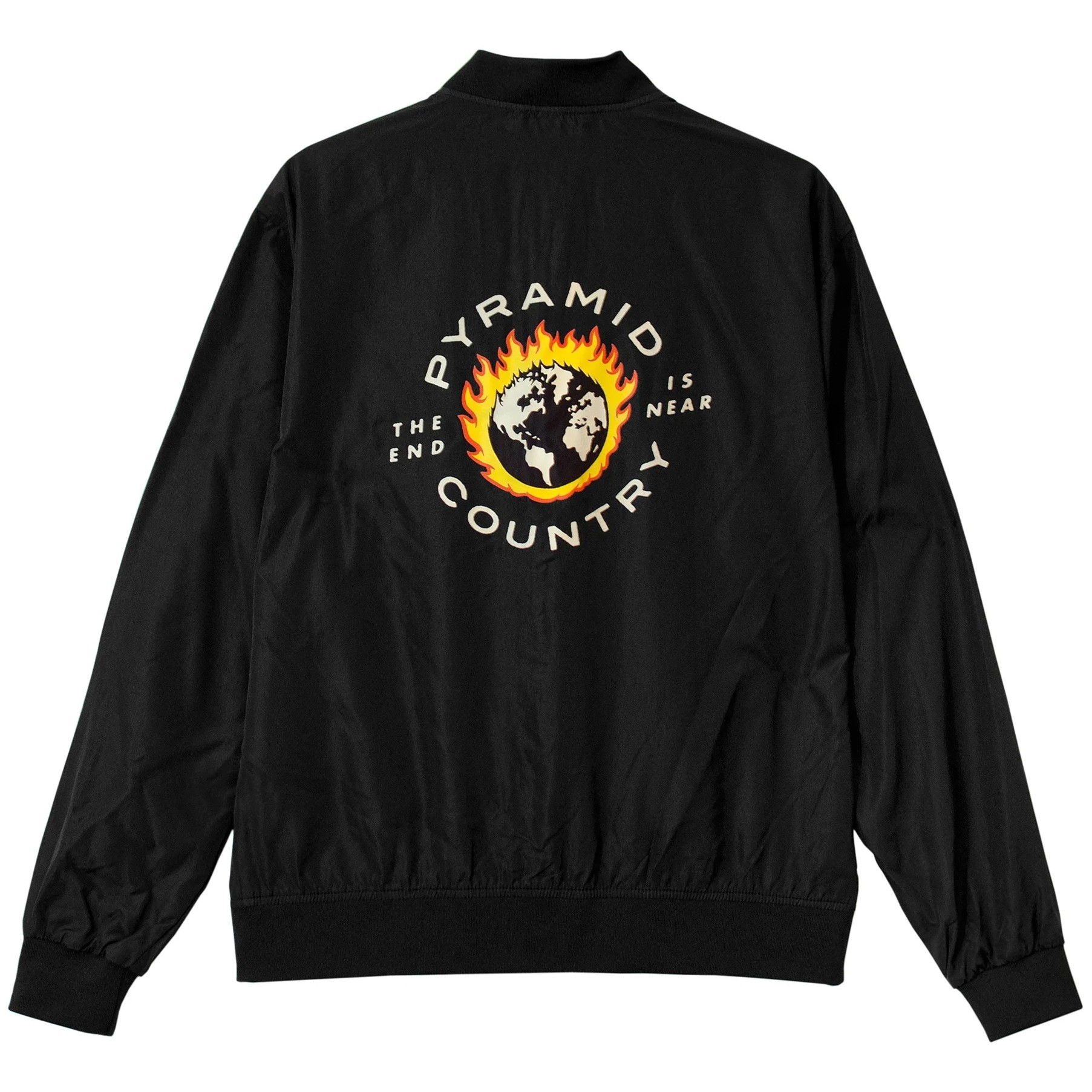 black pyramid bomber jacket