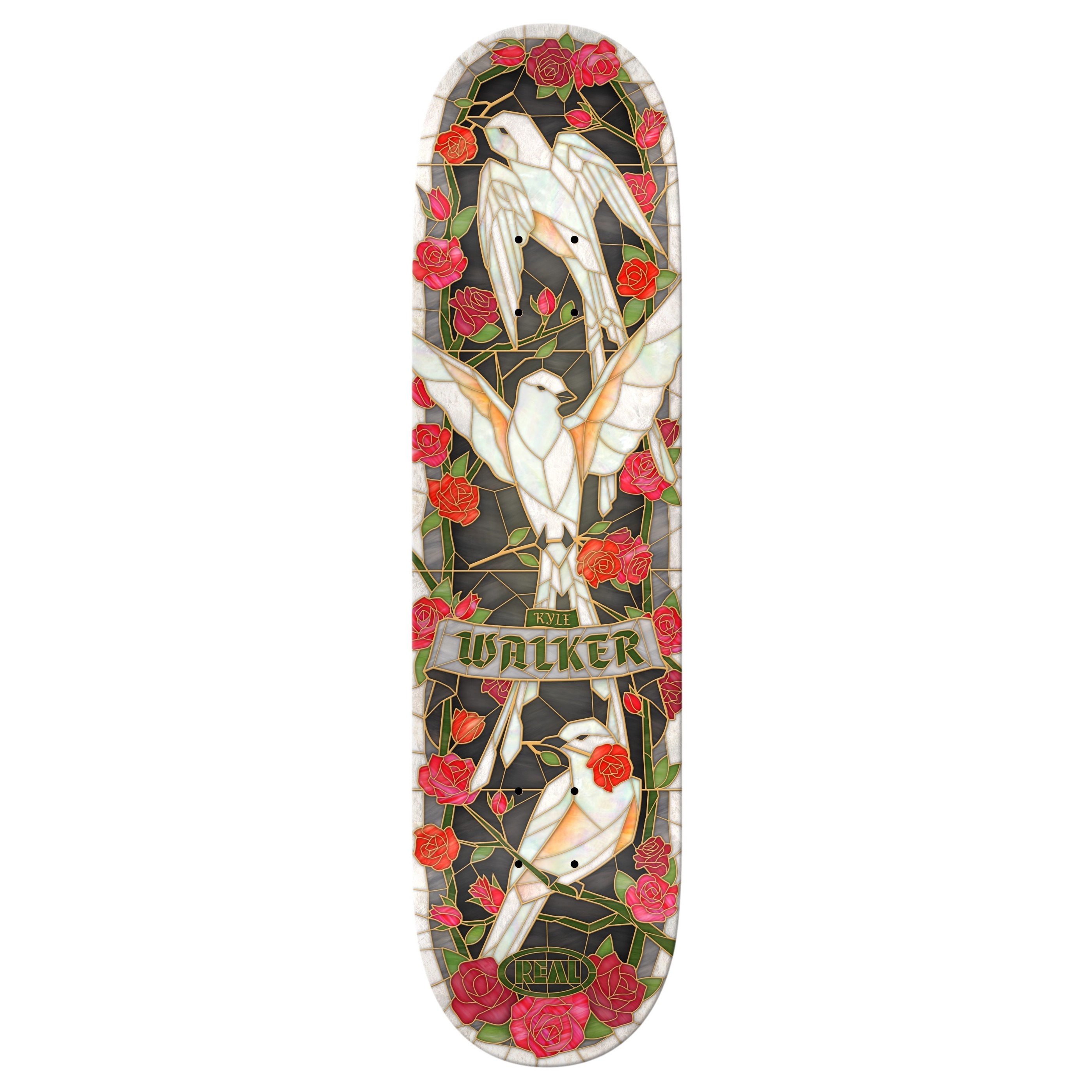 Real Skateboards Kyle Walker Holographic Deck Real Skateboards