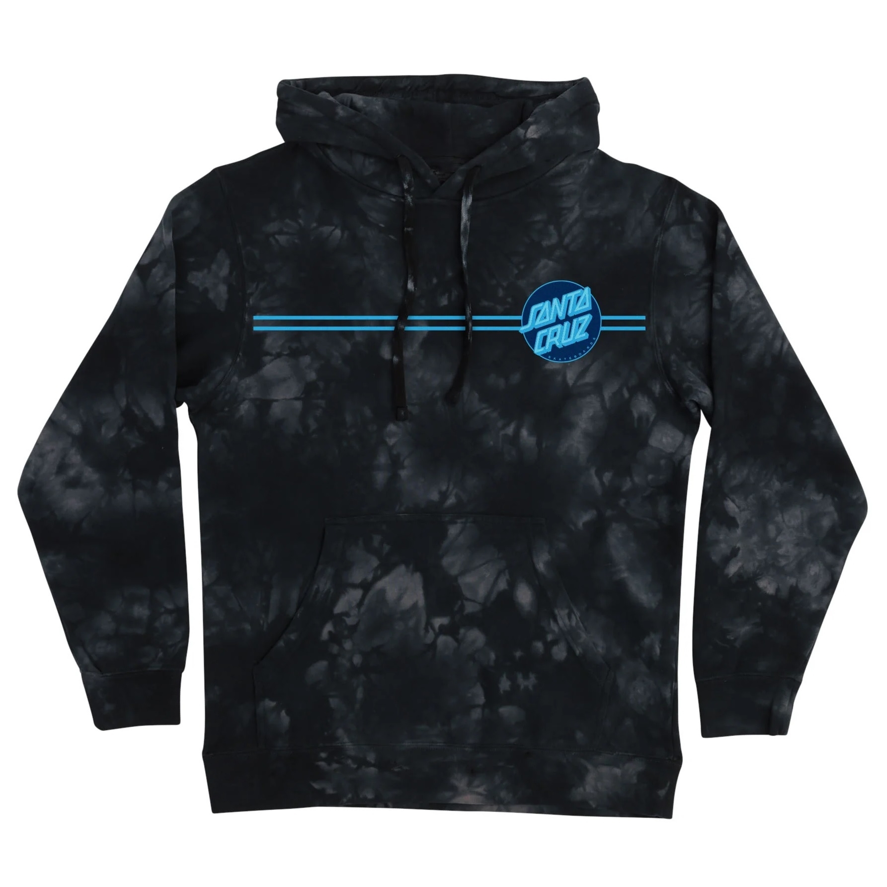 Other Dot Pullover Hoodie (Black Tie Dye)