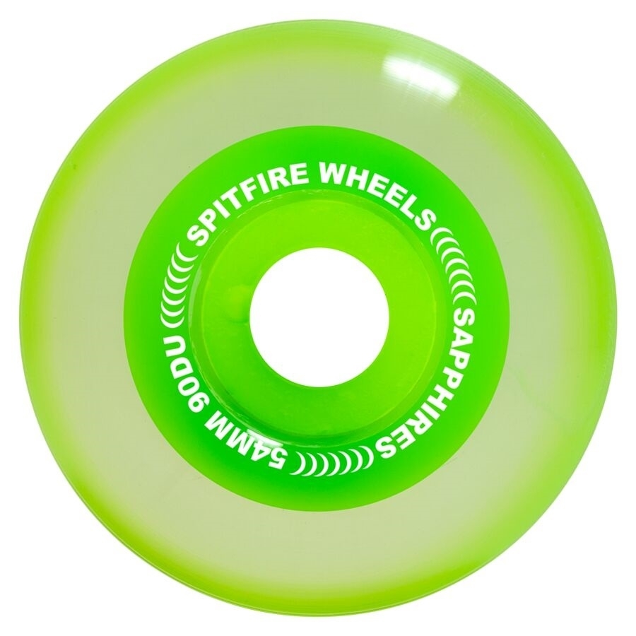 スケートボード Spitfire Wheels Conical Green Print 54mm Spitfire F4 Conical Wheels Green Print 54Mm/101D Set