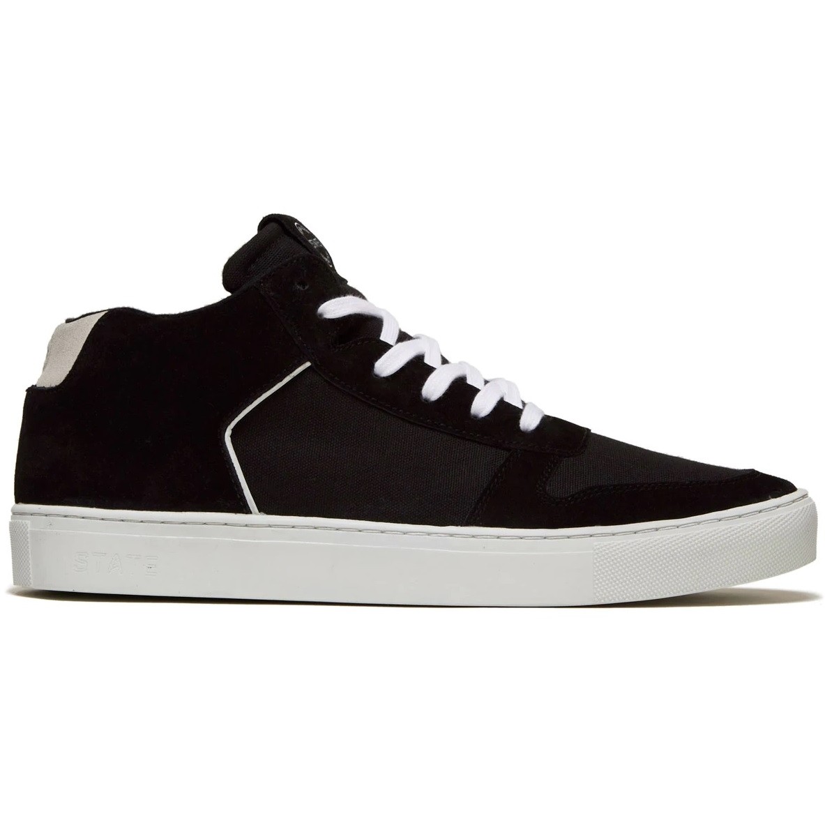 Sterling (Black/White Suede)