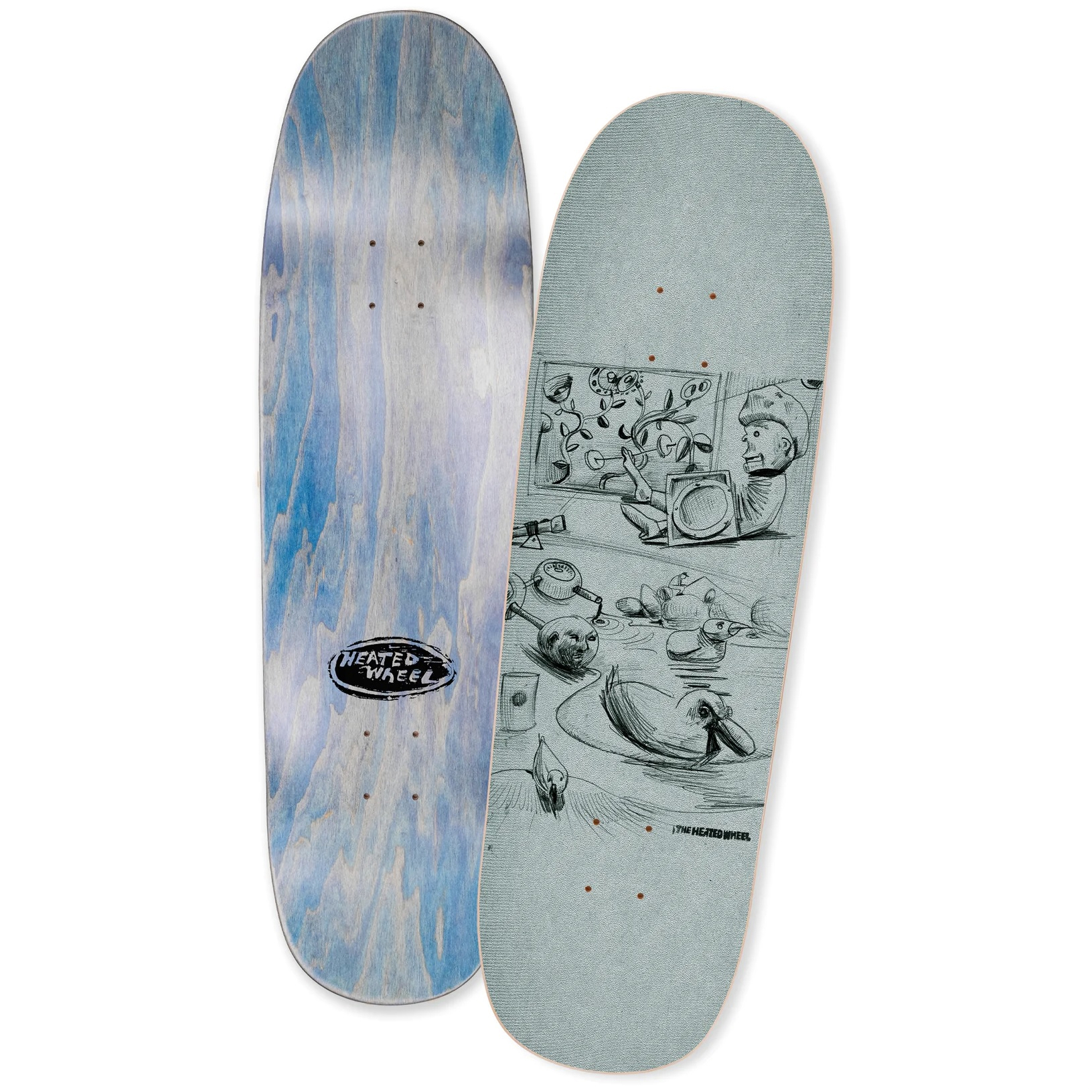 スケートボード Heated wheel Burnout 9.25 スケートボード Heated wheel Burnout 9.25 The Heated Wheel