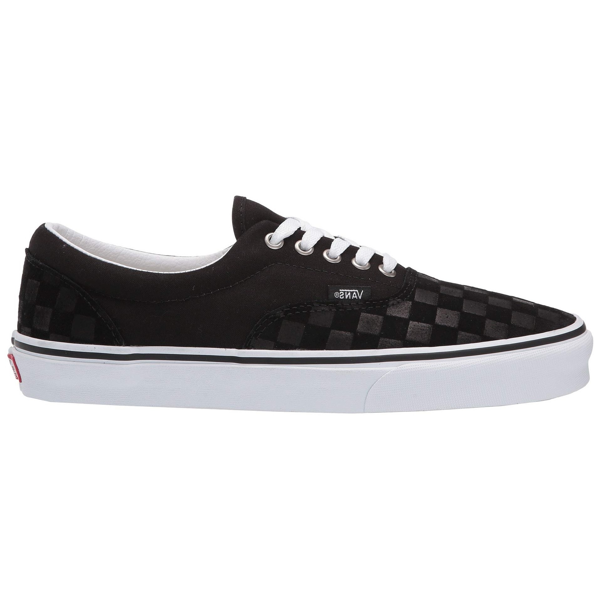 vans era black white checkerboard