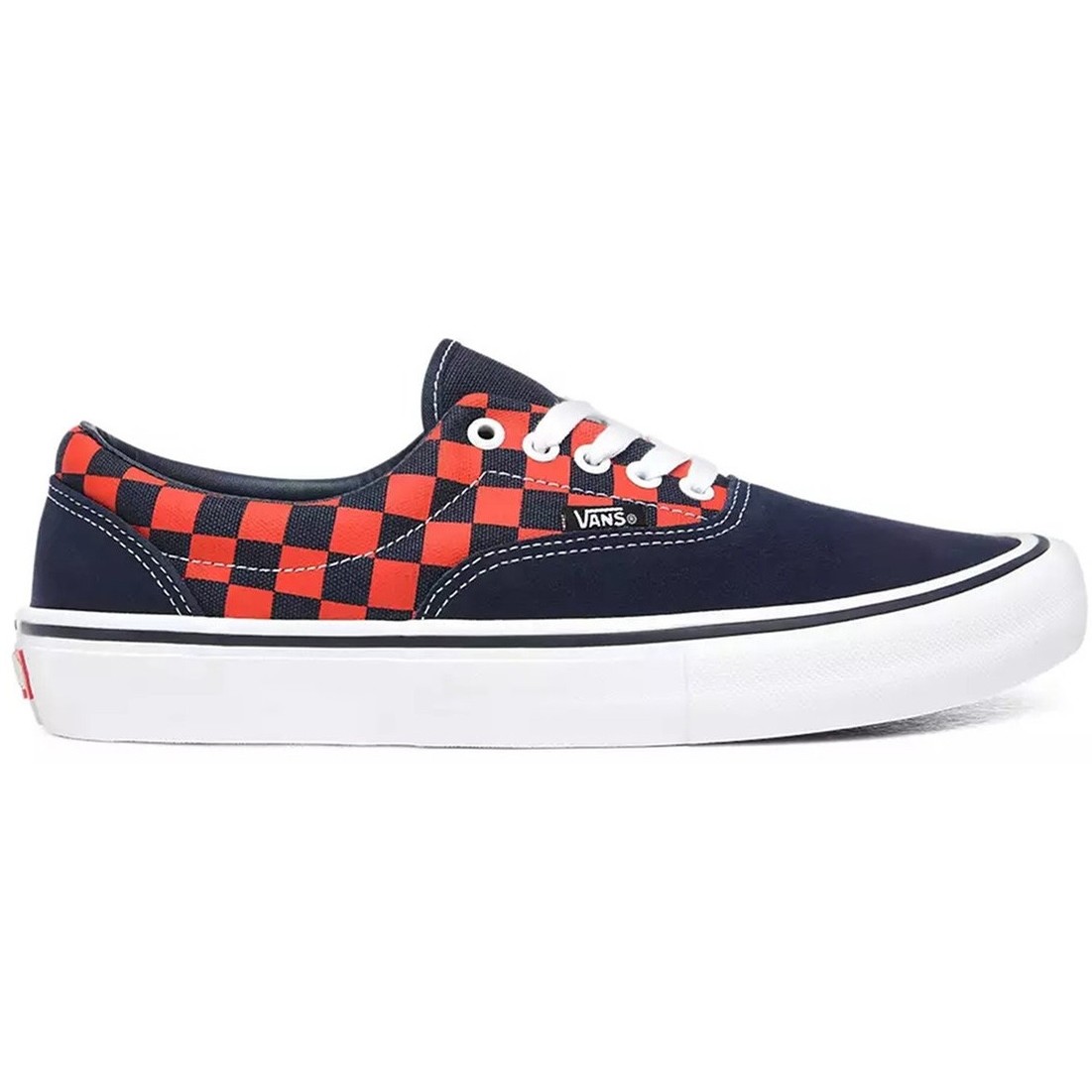 navy checkered vans