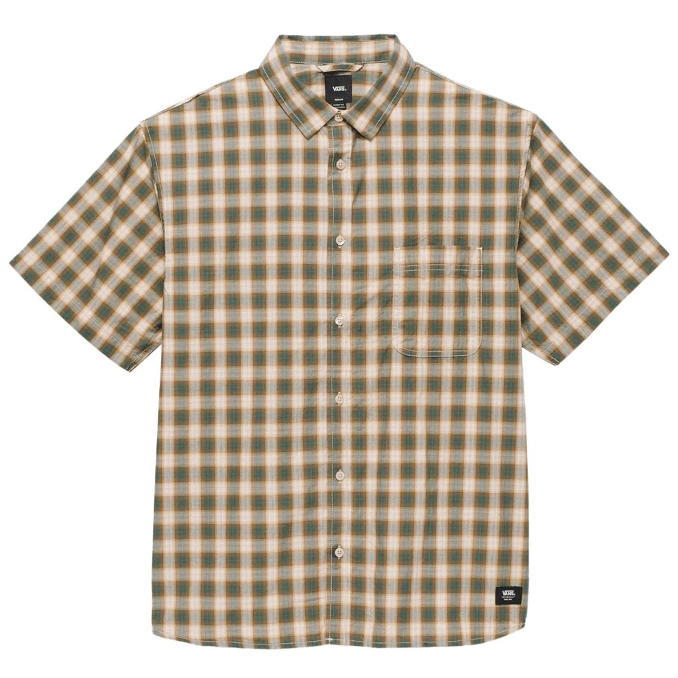 Hadley S/S Woven (Oatmeal/Bistro Green)