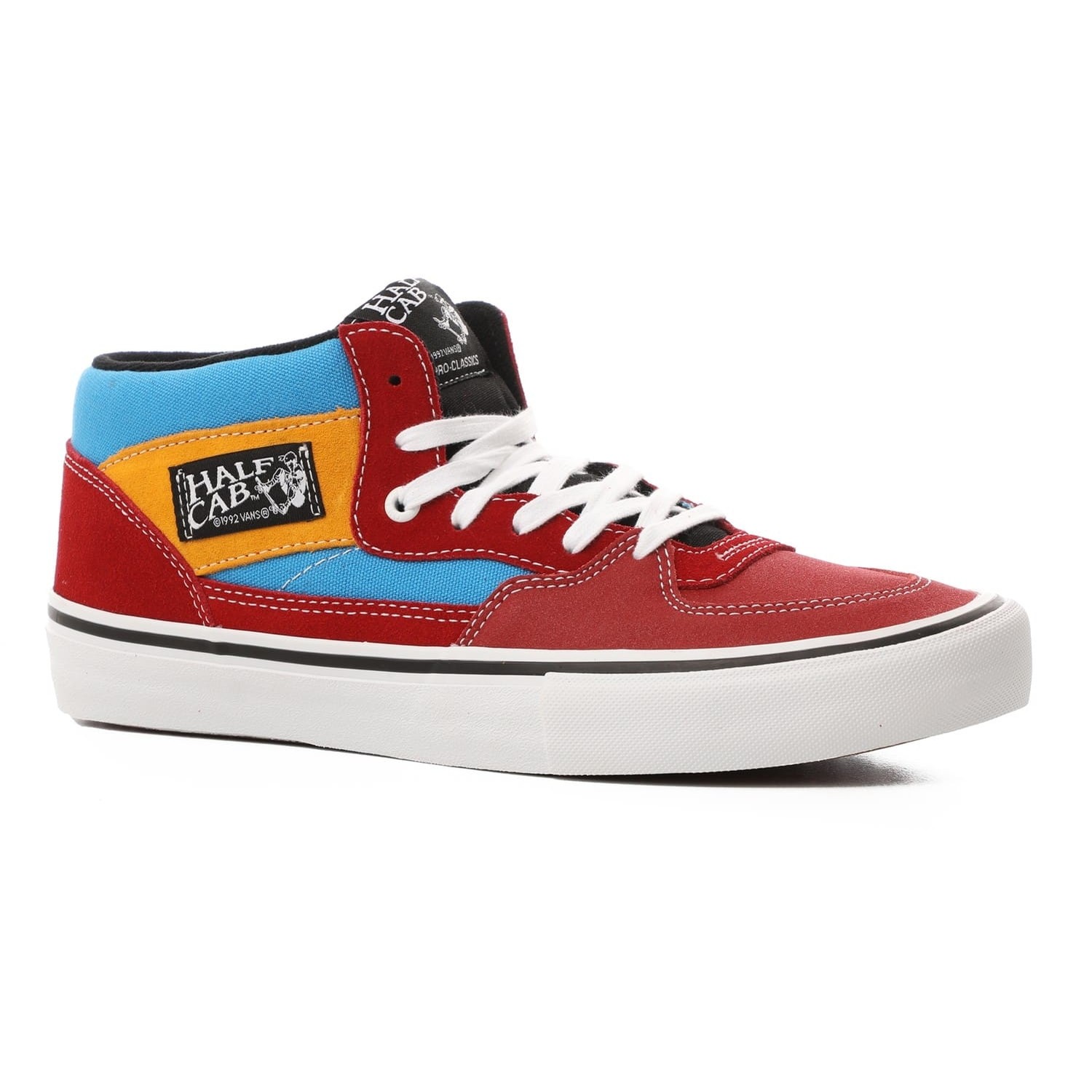 vans half cab pro orange