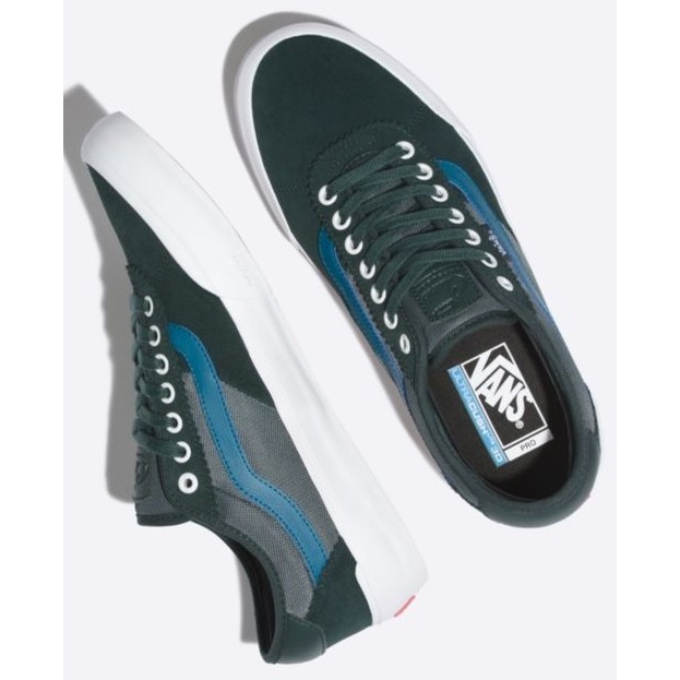 Details about / Vans Chima Pro 2 Mesh Darkest Spruce//True White Sneakers