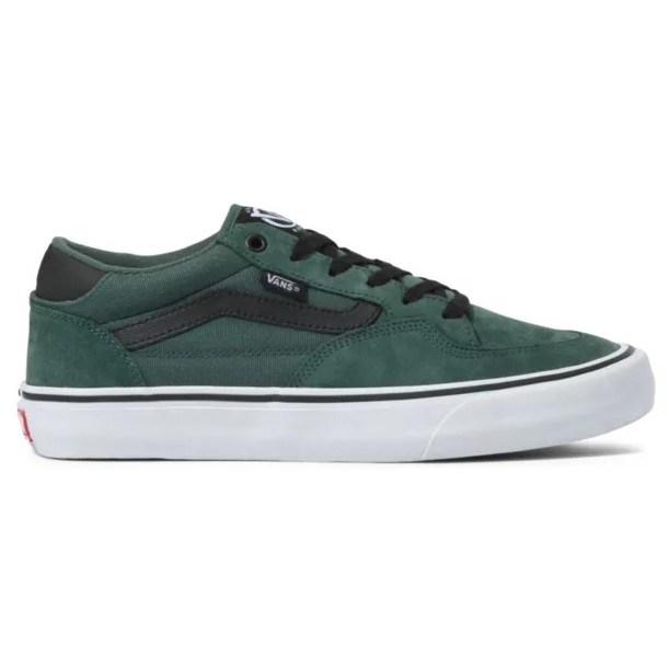 grey and green van