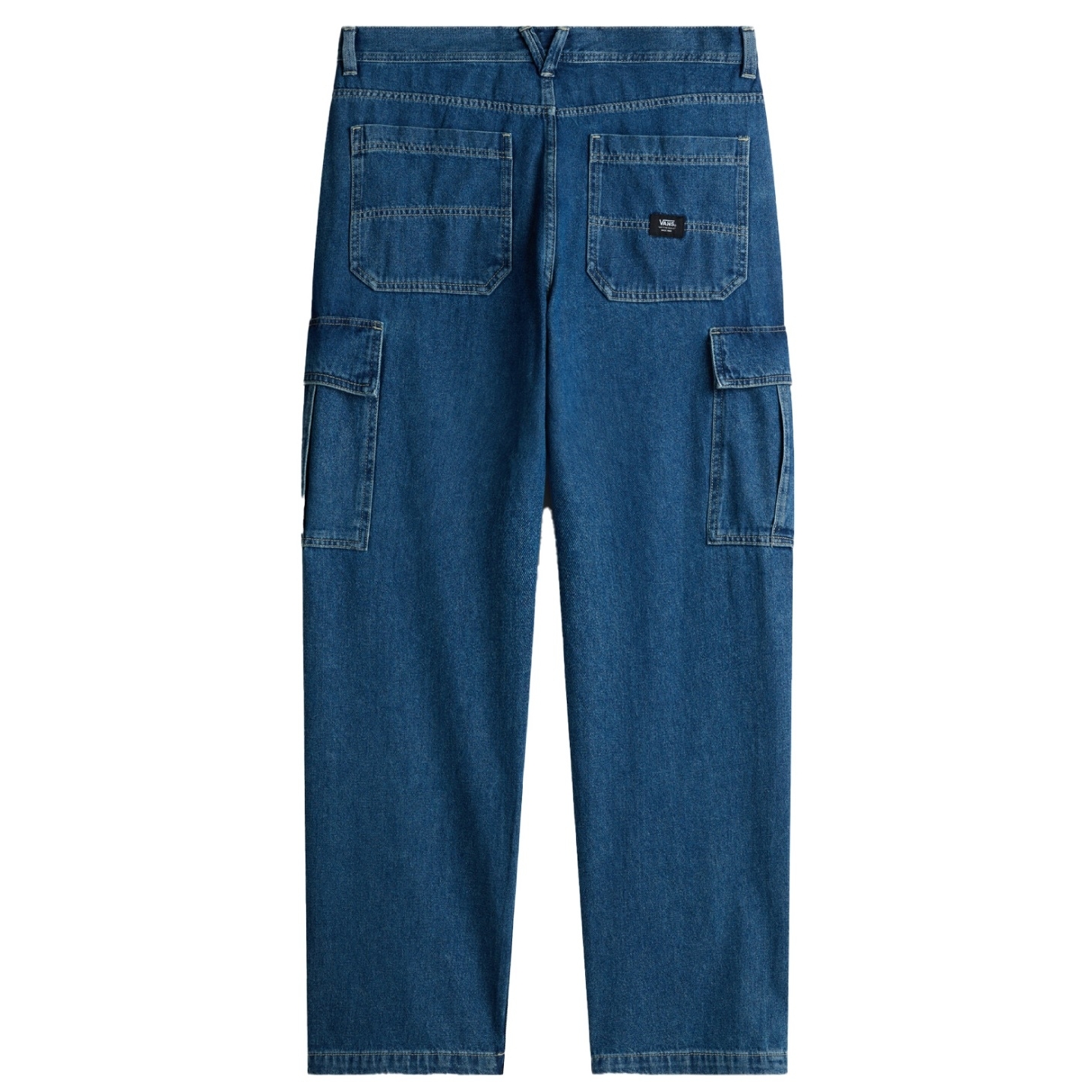 Service Cargo Loose Denim Pant Vintage Indigo