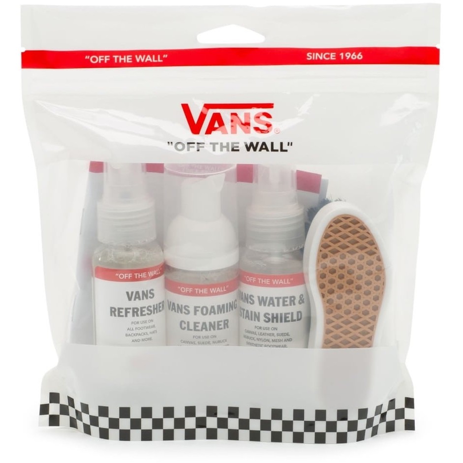 vans gel cleaner on white vans