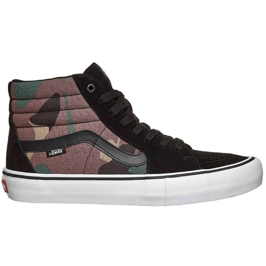 vans sk8 hi pro black white