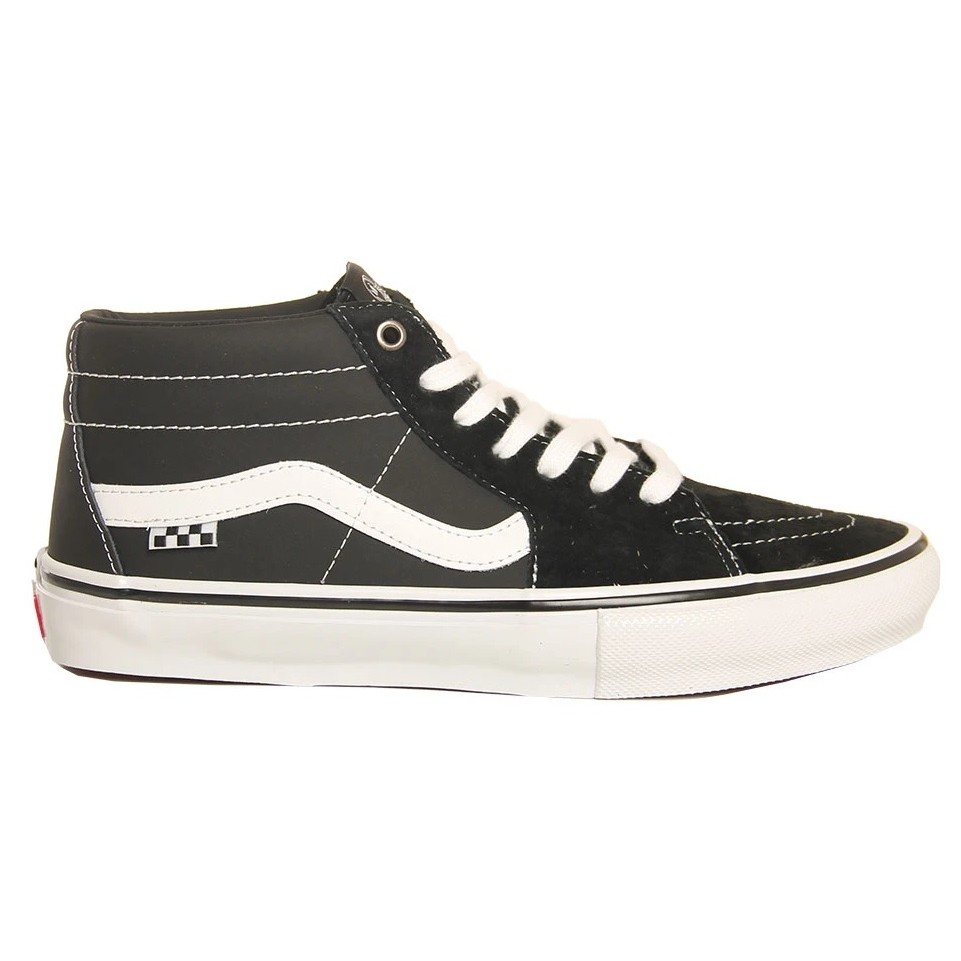 Skate Grosso Mid (Black/White/Emo Leather)