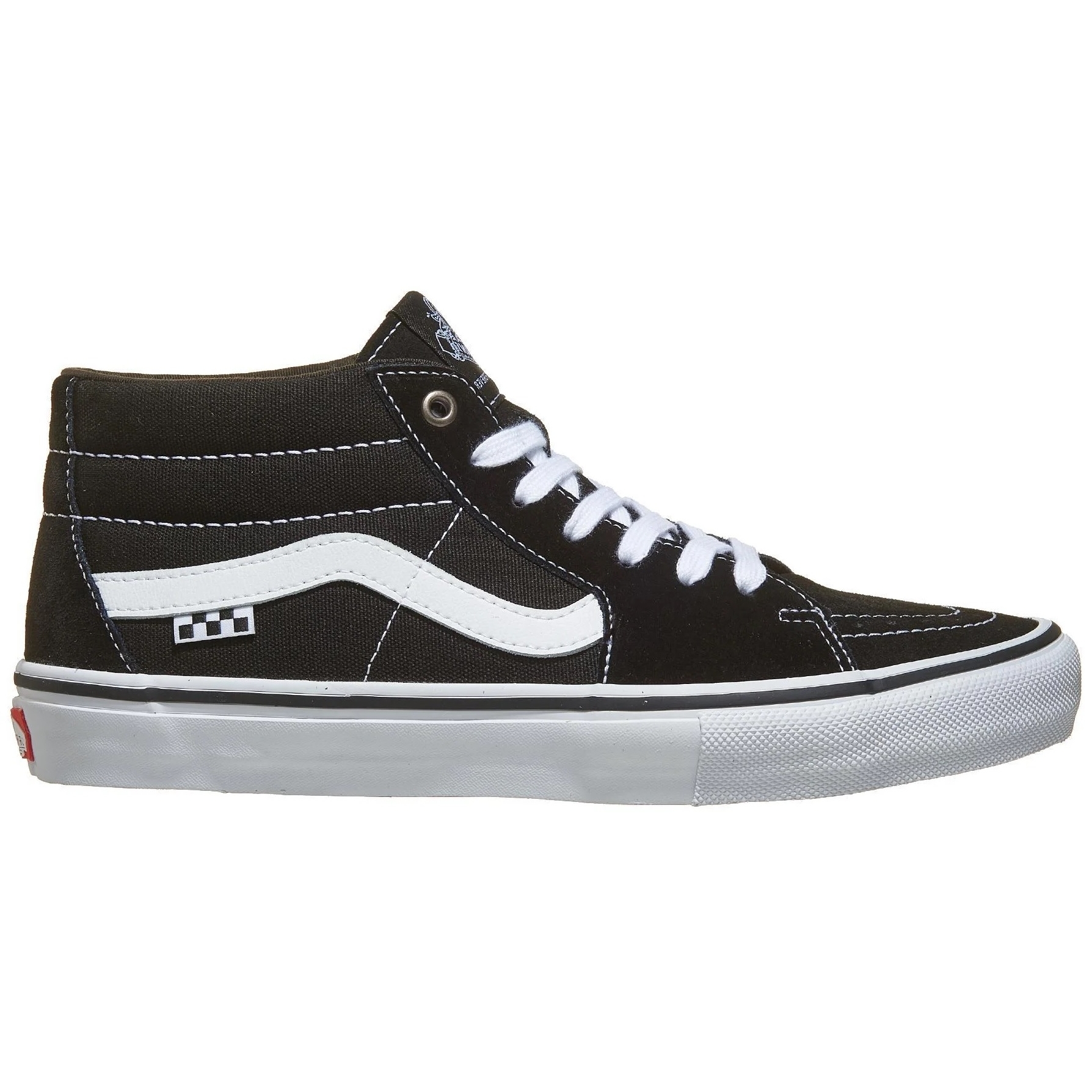 Skate Grosso Mid (Black/White)