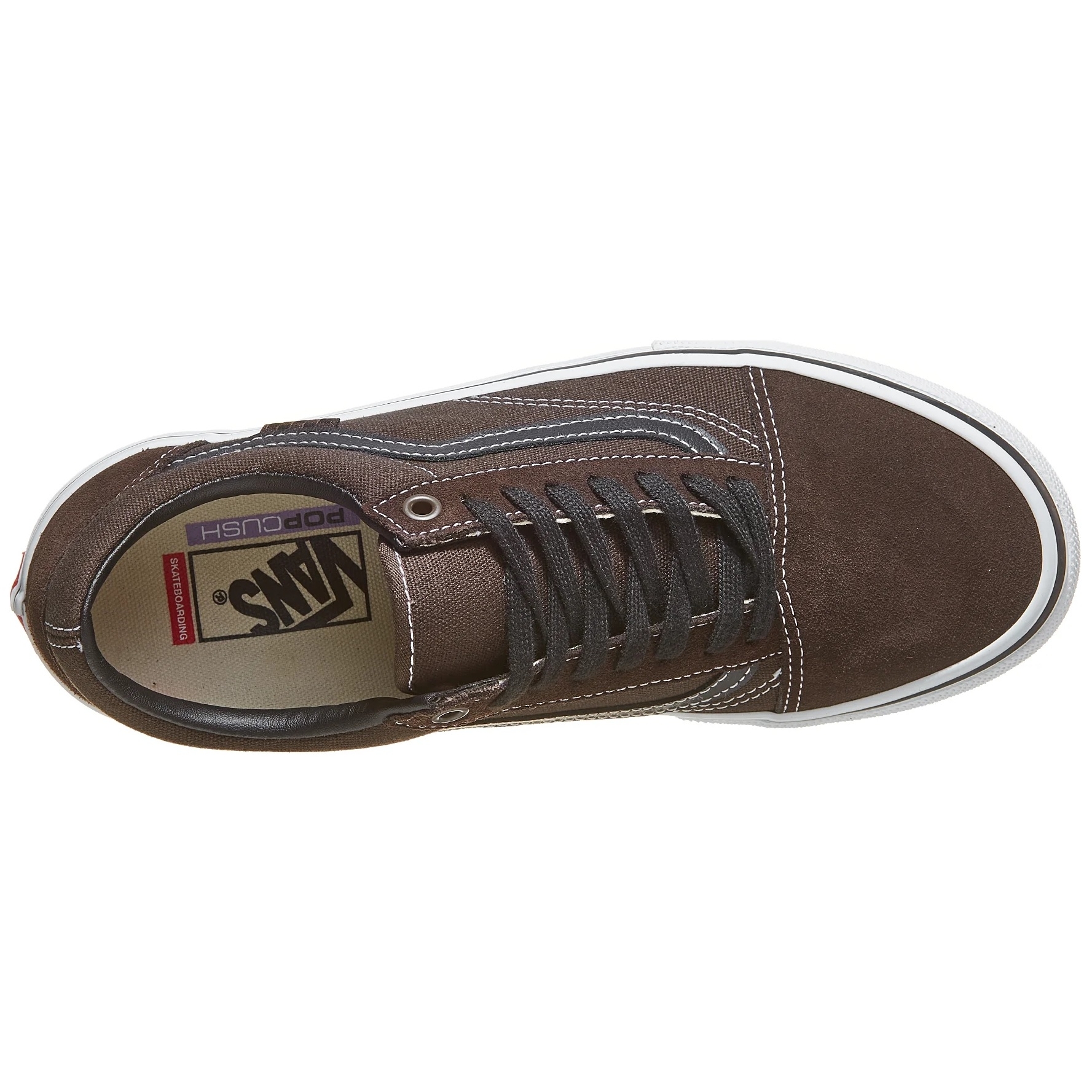 国内配送 VANS SKATE OLD SKOOL CHOCOLATE/WHITE Vans Skate Old Skool - Chocolate/White | Source BMX - US