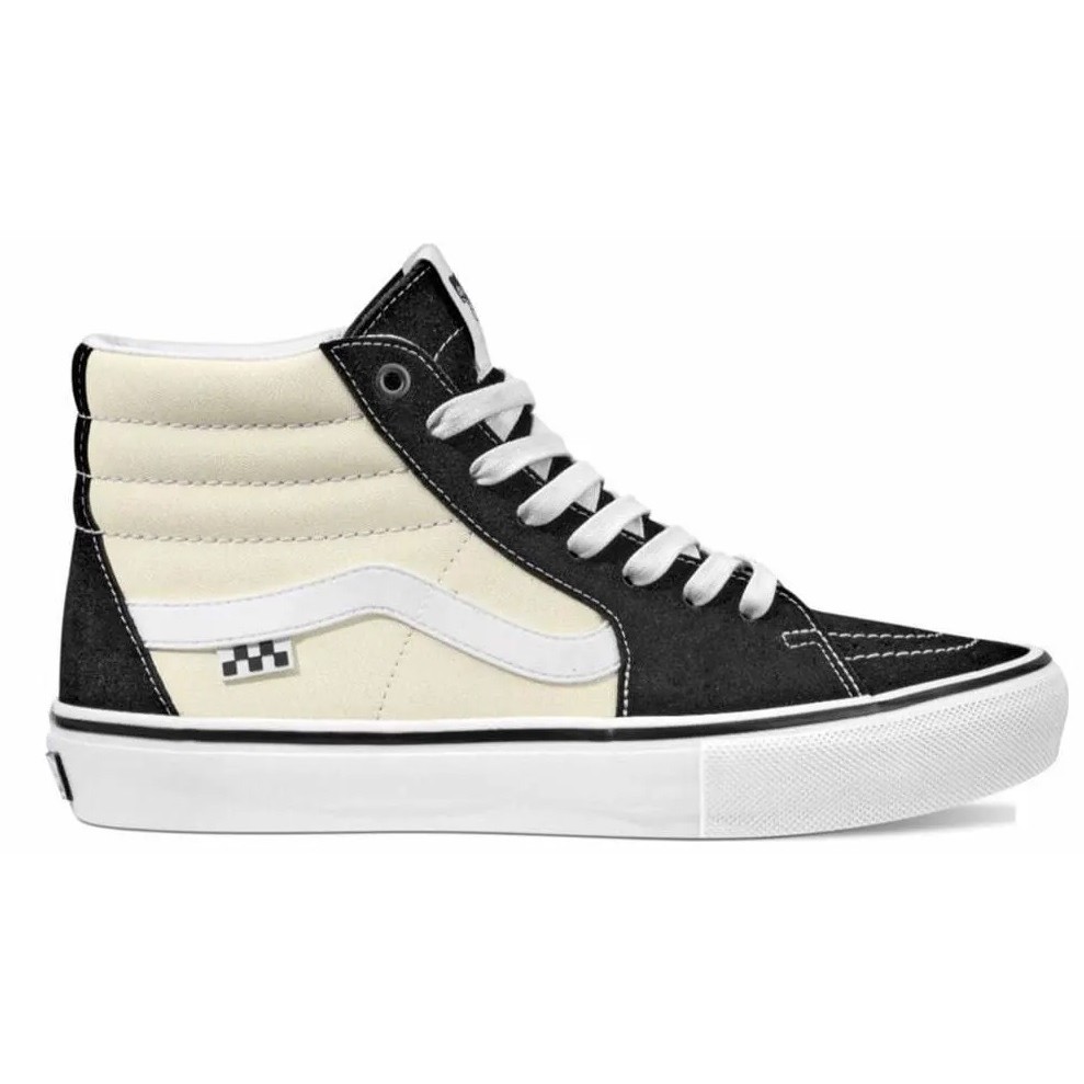 vans skate hi black and white