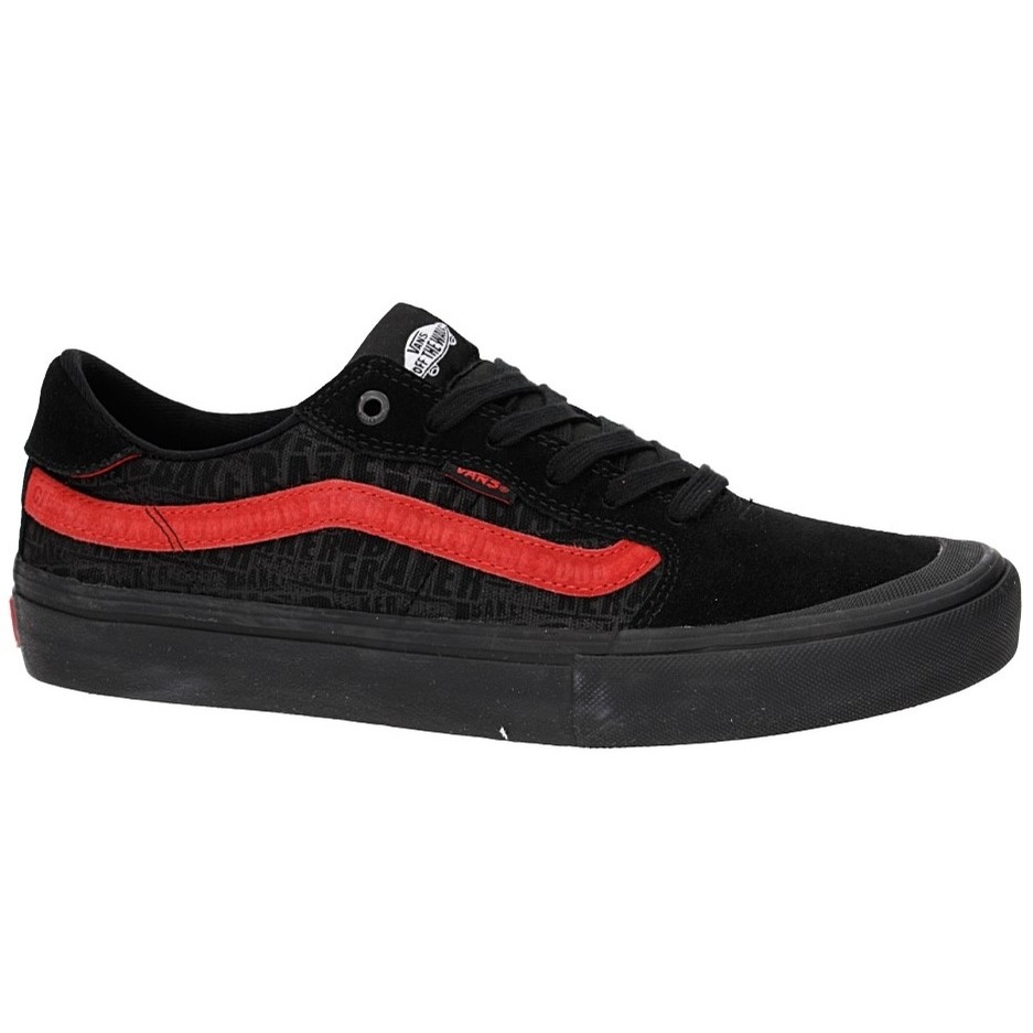 vans black black